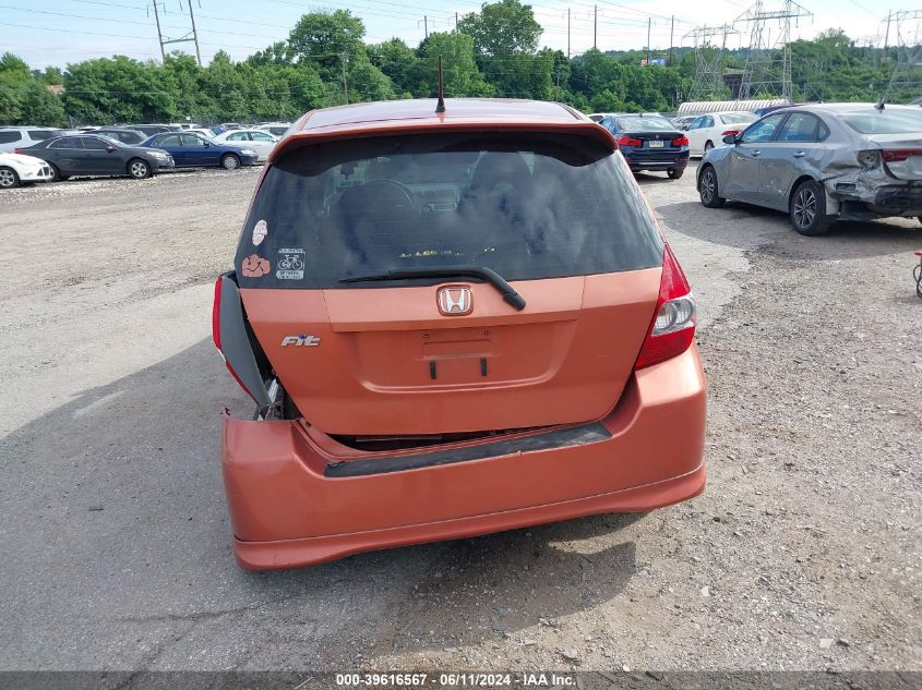 2008 Honda Fit Sport VIN: JHMGD38688S024820 Lot: 39616567