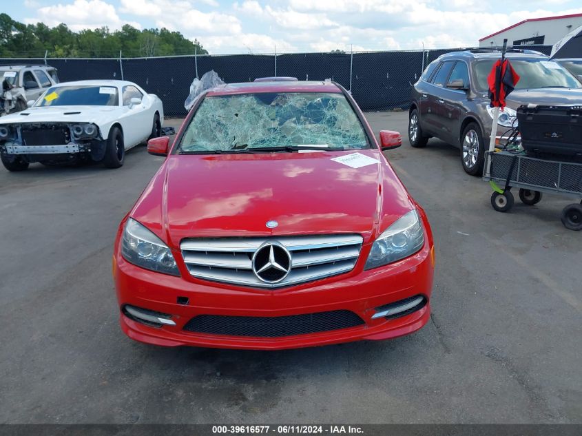 2011 Mercedes-Benz C 300 Luxury/Sport VIN: WDDGF5EB1BR186026 Lot: 39616577