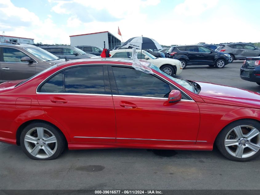 2011 Mercedes-Benz C 300 Luxury/Sport VIN: WDDGF5EB1BR186026 Lot: 39616577