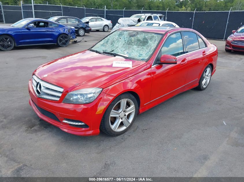 2011 Mercedes-Benz C 300 Luxury/Sport VIN: WDDGF5EB1BR186026 Lot: 39616577