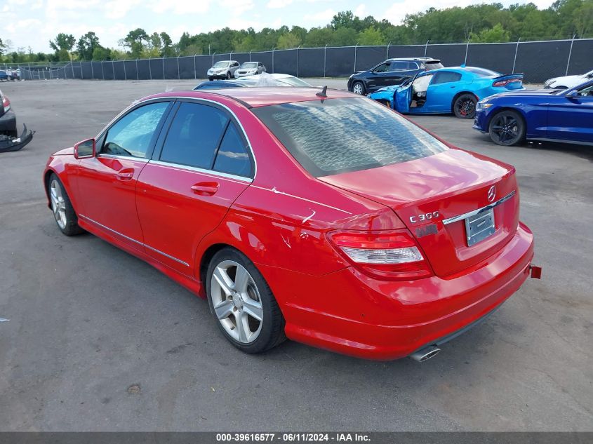 2011 Mercedes-Benz C 300 Luxury/Sport VIN: WDDGF5EB1BR186026 Lot: 39616577