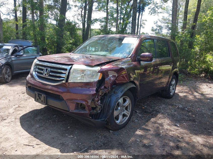 5FNYF4H54EB013853 2014 Honda Pilot Ex-L