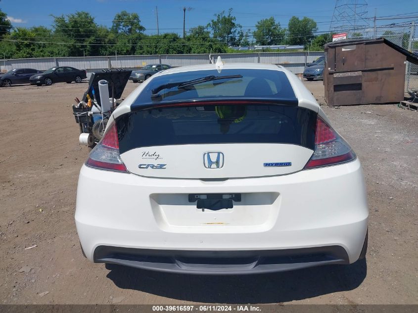 2011 Honda Cr-Z Ex VIN: JHMZF1D69BS010168 Lot: 39616597