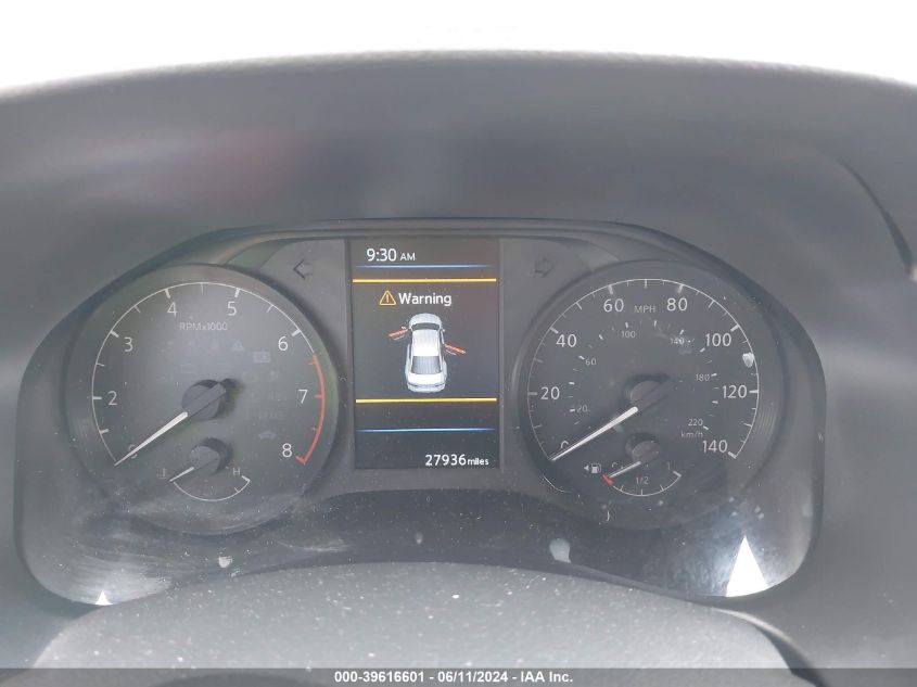 2022 Nissan Altima S Fwd VIN: 1N4BL4BV0NN361714 Lot: 39616601