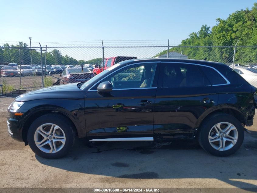 2018 Audi Q5 2.0T Premium/2.0T Tech Premium VIN: WA1BNAFY3J2150522 Lot: 39616608