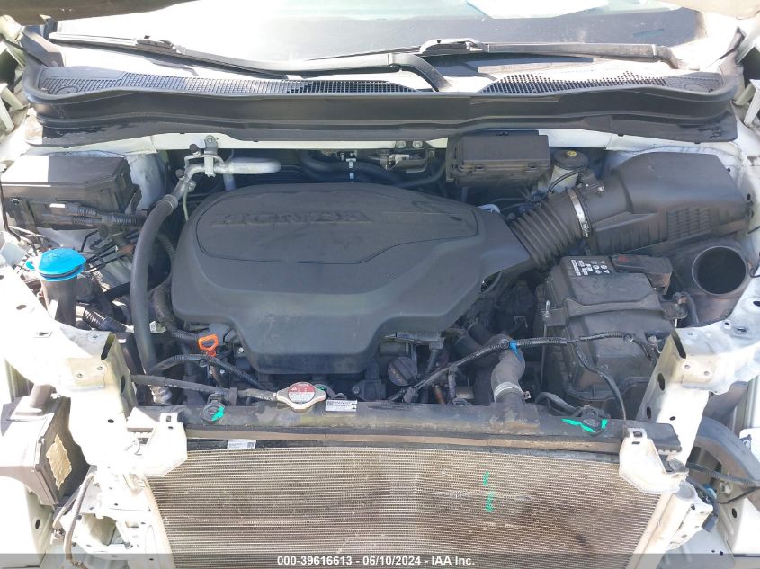 2017 Honda Pilot Ex-L VIN: 5FNYF6H57HB006444 Lot: 39616613