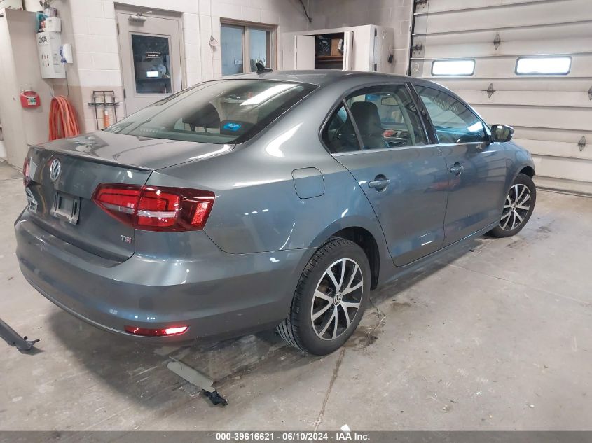 2017 Volkswagen Jetta 1.4T Se VIN: 3VWDB7AJ6HM305844 Lot: 39616621