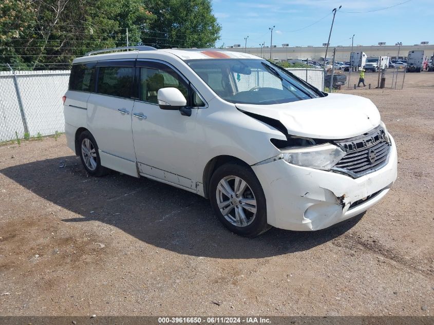 2015 Nissan Quest S/Sv/Sl/Platinum VIN: JN8AE2KP2F9121519 Lot: 39616650