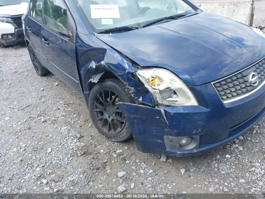 2007 Nissan Sentra 2.0Sl VIN: 3N1AB61E07L650720 Lot: 39616663