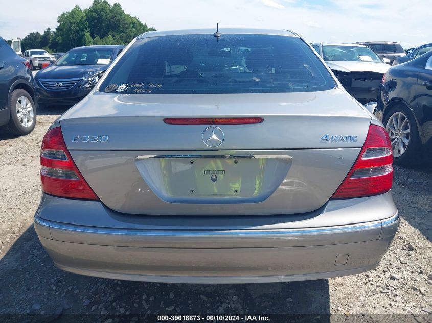 2004 Mercedes-Benz E 320 4Matic VIN: WDBUF82J14X160016 Lot: 39616673