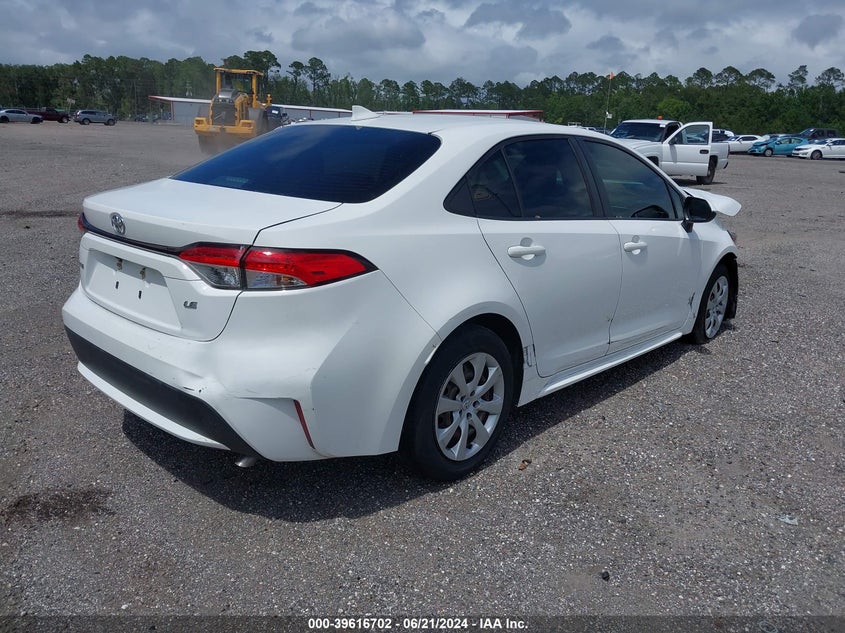 VIN JTDEPRAE7LJ102958 2020 TOYOTA COROLLA LE