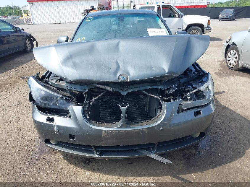 2007 BMW 525I VIN: WBANE53547CY08000 Lot: 39616720