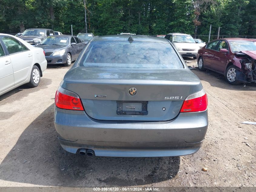 2007 BMW 525I VIN: WBANE53547CY08000 Lot: 39616720