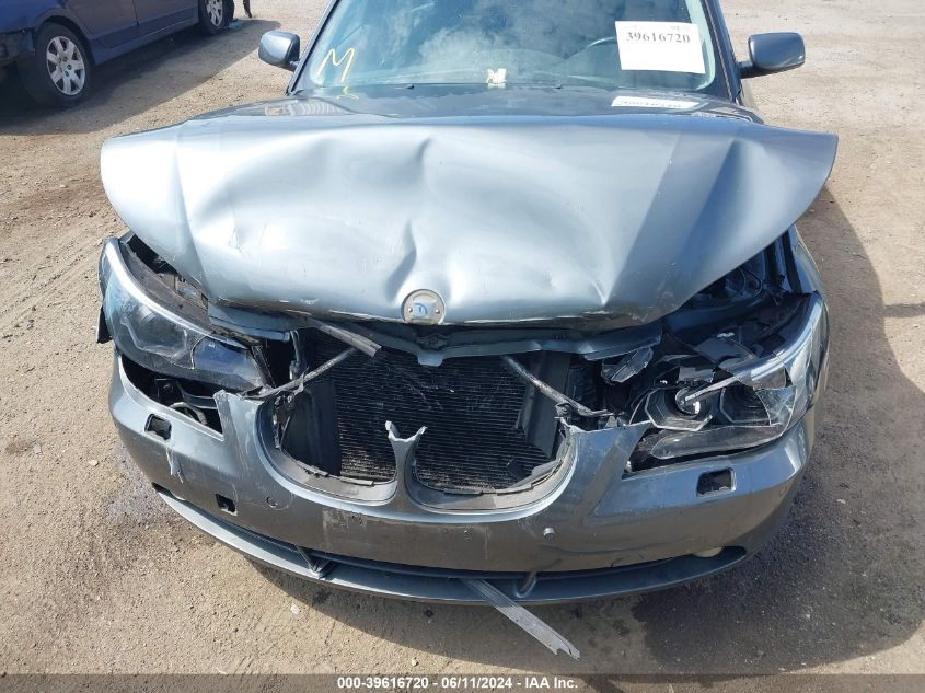 2007 BMW 525I VIN: WBANE53547CY08000 Lot: 39616720