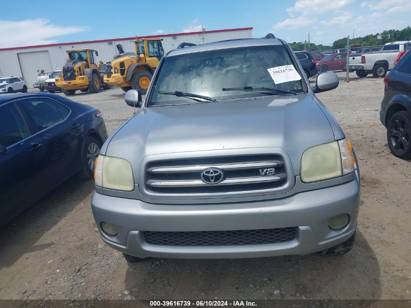 2004 Toyota Sequoia Limited V8 VIN: 5TDBT48A84S228402 Lot: 39616739