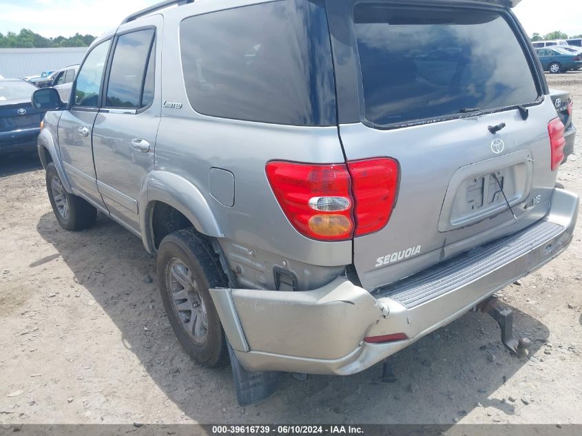 2004 Toyota Sequoia Limited V8 VIN: 5TDBT48A84S228402 Lot: 39616739