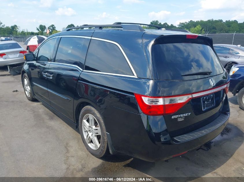 2013 Honda Odyssey Touring/Touring Elite VIN: 5FNRL5H91DB062190 Lot: 39616746