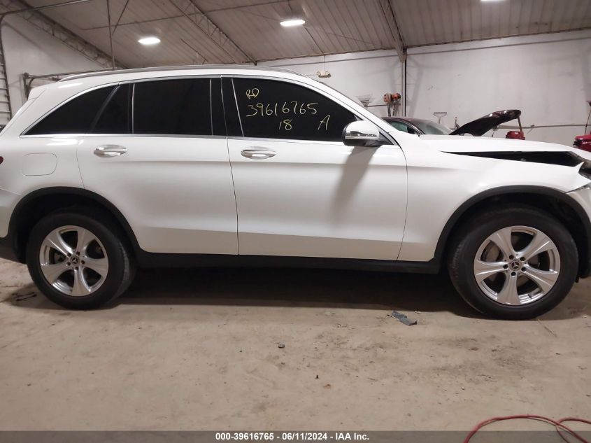 2018 Mercedes-Benz Glc 300 4Matic VIN: WDC0G4KB6JF365180 Lot: 39616765