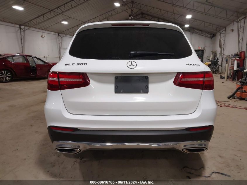 2018 Mercedes-Benz Glc 300 4Matic VIN: WDC0G4KB6JF365180 Lot: 39616765