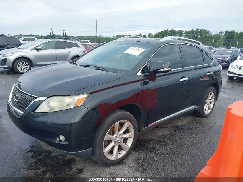 2010 Lexus Rx 350 VIN: JTJZK1BA0A2401810 Lot: 39616784