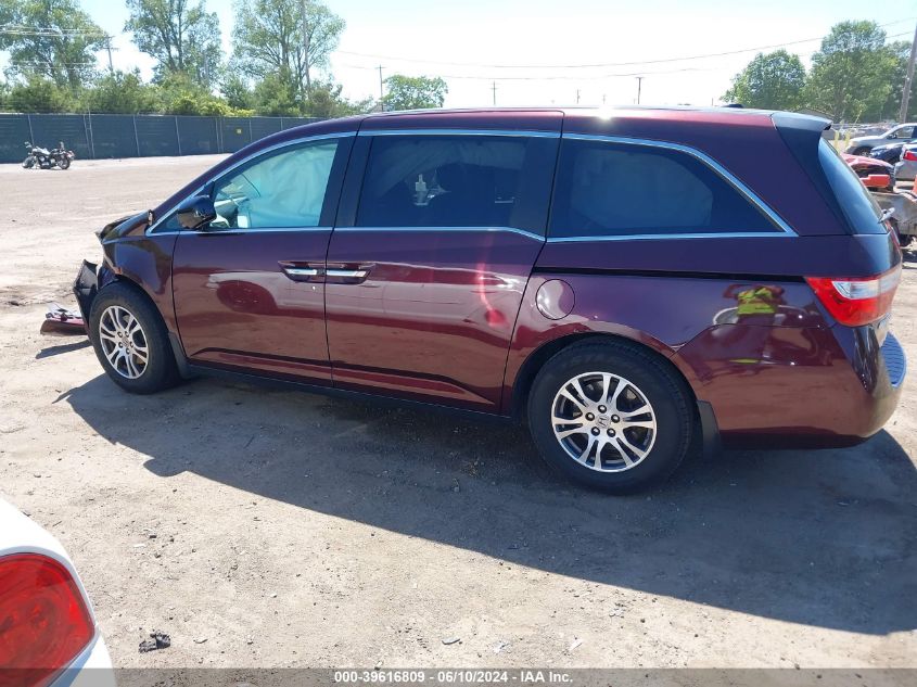 2011 Honda Odyssey Ex-L VIN: 5FNRL5H65BB049347 Lot: 39616809
