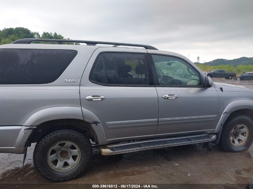 2003 Toyota Sequoia Sr5 V8 VIN: 5TDBT44AX3S158681 Lot: 39616812