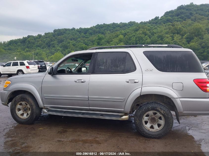 2003 Toyota Sequoia Sr5 V8 VIN: 5TDBT44AX3S158681 Lot: 39616812