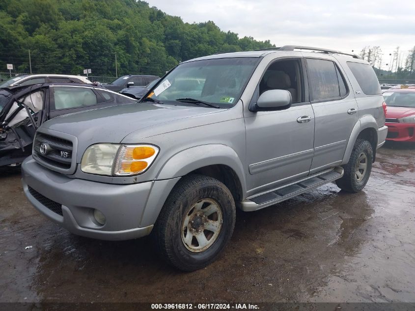 2003 Toyota Sequoia Sr5 V8 VIN: 5TDBT44AX3S158681 Lot: 39616812