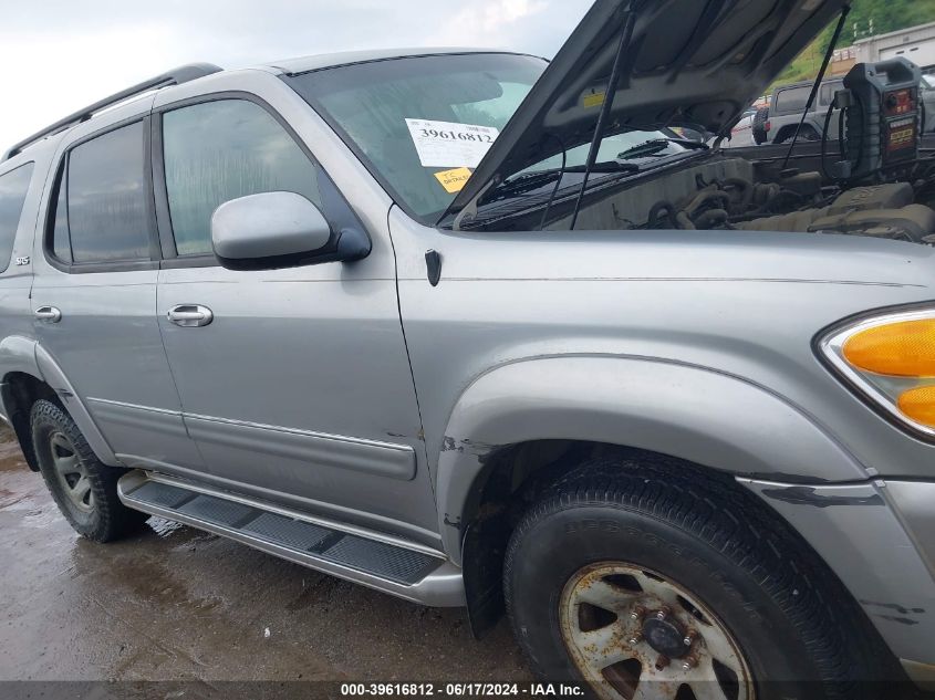 2003 Toyota Sequoia Sr5 V8 VIN: 5TDBT44AX3S158681 Lot: 39616812