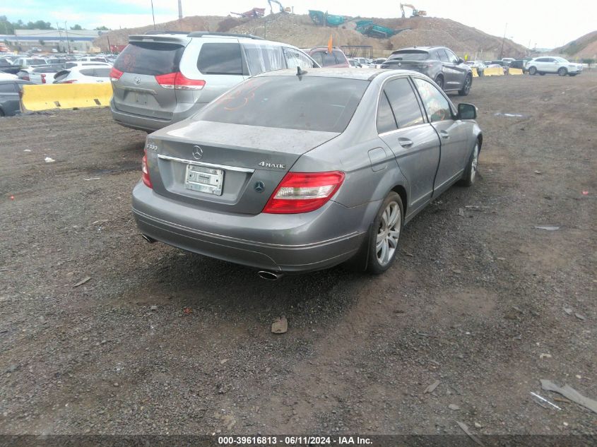 WDDGF81X39R078777 | 2009 MERCEDES-BENZ C 300