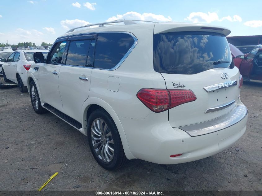 2015 Infiniti Qx80 VIN: JN8AZ2NF2F9570707 Lot: 39616814