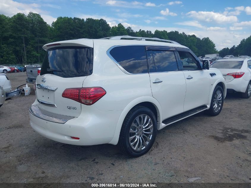 2015 Infiniti Qx80 VIN: JN8AZ2NF2F9570707 Lot: 39616814