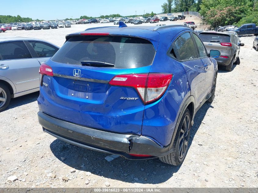 2022 Honda Hr-V 2Wd Sport VIN: 3CZRU5H10NM711086 Lot: 39616823