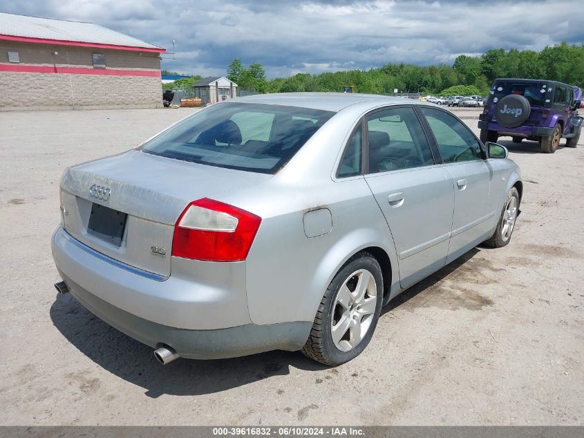 WAULT68E62A167738 | 2002 AUDI A4