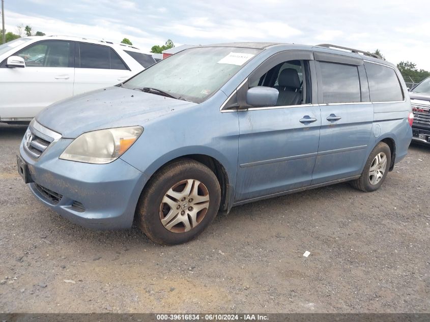 2007 Honda Odyssey Ex-L VIN: 5FNRL38647B139049 Lot: 39616834