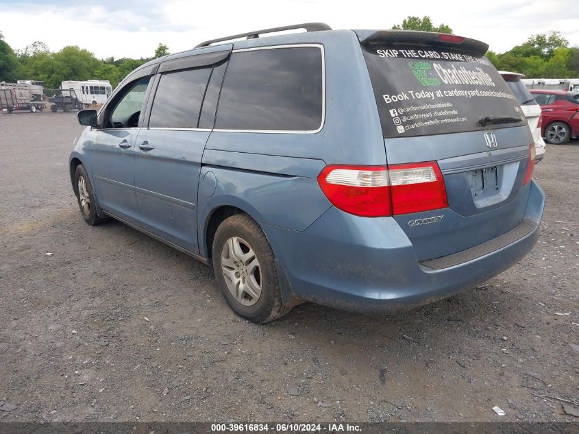 2007 Honda Odyssey Ex-L VIN: 5FNRL38647B139049 Lot: 39616834