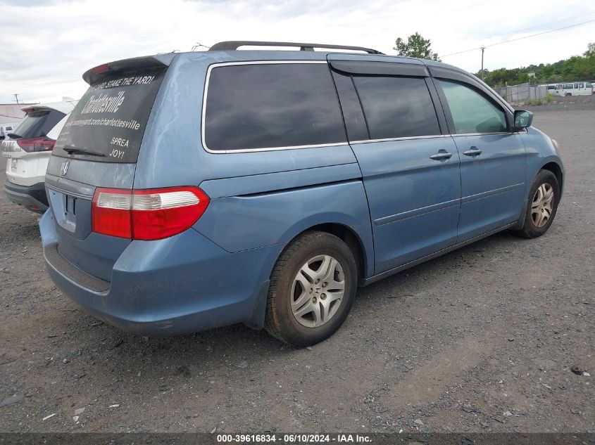 2007 Honda Odyssey Ex-L VIN: 5FNRL38647B139049 Lot: 39616834