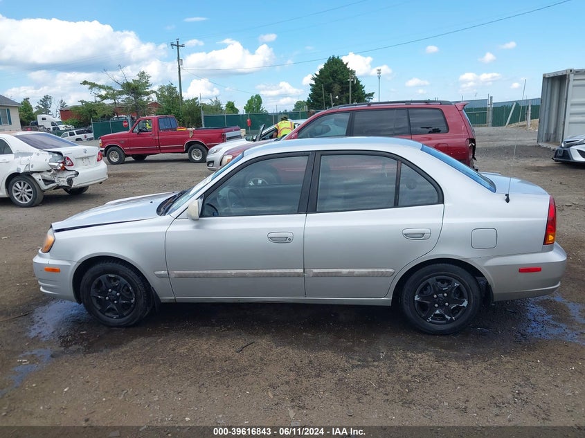 2005 Hyundai Accent Gls VIN: KMHCG45C35U614426 Lot: 39616843