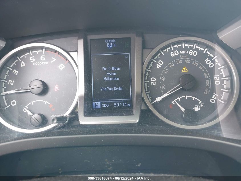 2019 Toyota Tacoma Sr5 V6 VIN: 3TMDZ5BNXKM076970 Lot: 39616874