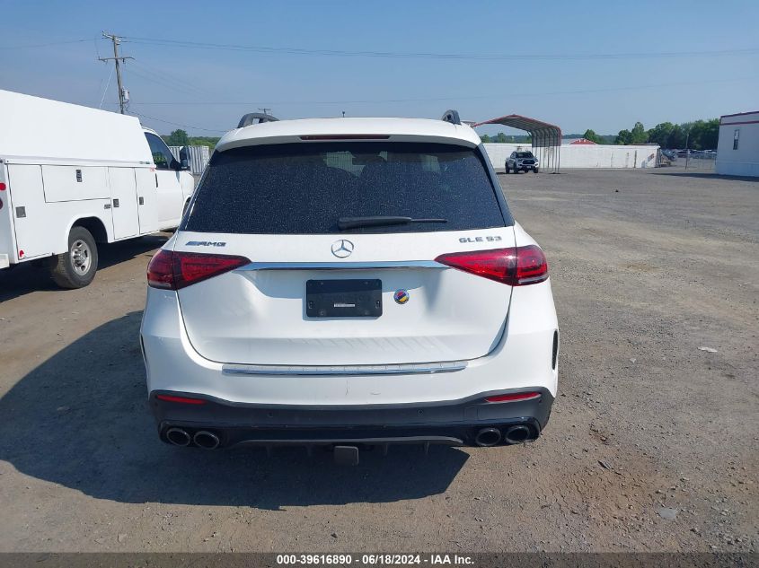 2022 Mercedes-Benz Amg Gle 53 4Matic VIN: 4JGFB6BB0NA668674 Lot: 39616890