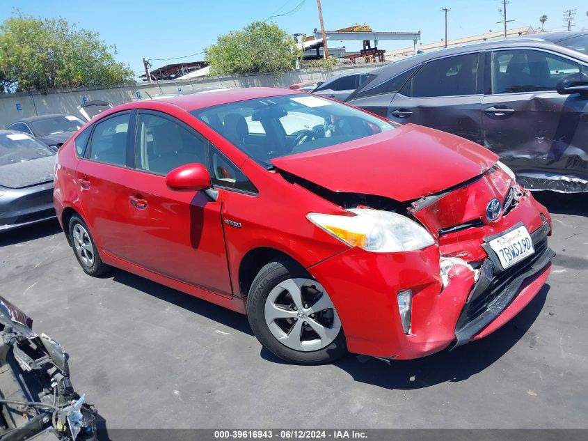 2013 Toyota Prius Two VIN: JTDKN3DU9D5655145 Lot: 39616943