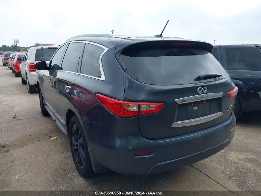 2013 Infiniti Jx35 VIN: 5N1AL0MM2DC337875 Lot: 39616959