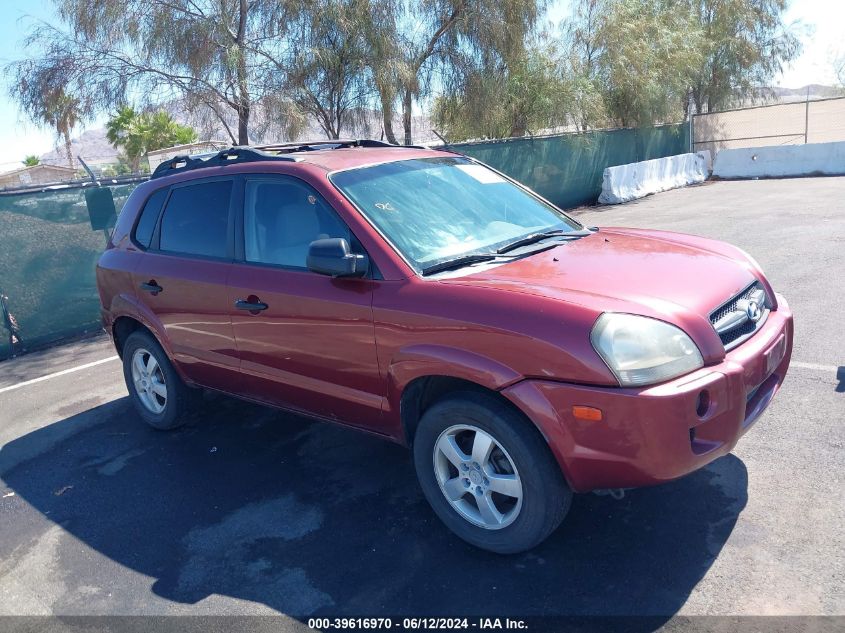 2006 Hyundai Tucson Gl VIN: KM8JM72B76U314340 Lot: 39616970