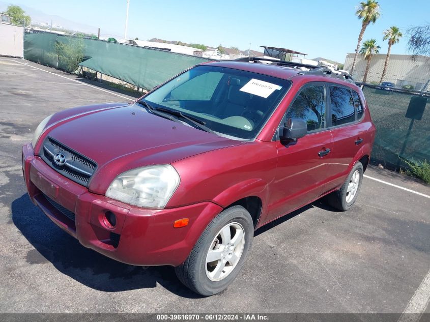 2006 Hyundai Tucson Gl VIN: KM8JM72B76U314340 Lot: 39616970