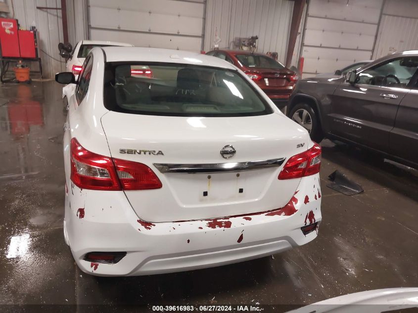 2017 Nissan Sentra Sv VIN: 3N1AB7AP2HY351760 Lot: 39616983