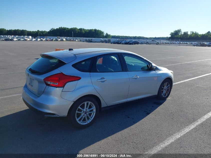 2015 Ford Focus Se VIN: 1FADP3K25FL282565 Lot: 39616991