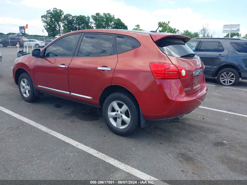 2012 Nissan Rogue S VIN: JN8AS5MT7CW259266 Lot: 39617001