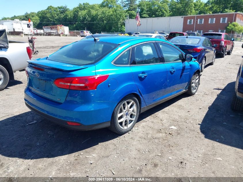 2015 Ford Focus Se VIN: 1FADP3F2XFL308457 Lot: 39617009