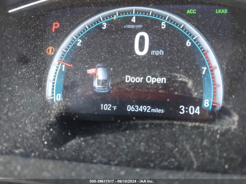 2019 Honda Civic Ex VIN: SHHFK7H69KU204174 Lot: 39617017