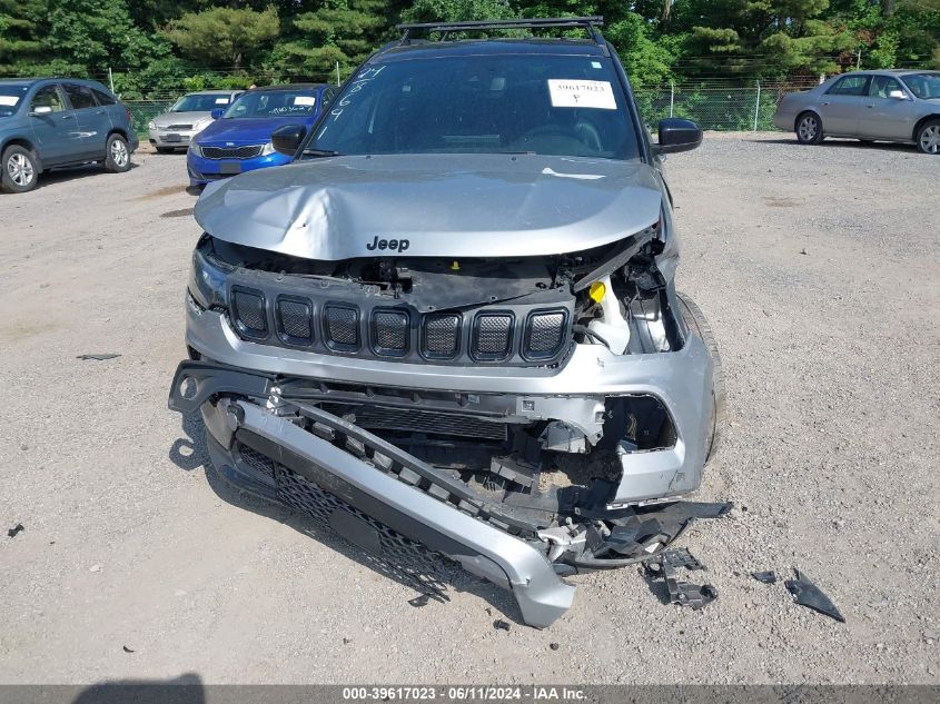 2022 Jeep Compass Altitude 4X4 VIN: 3C4NJDBB0NT185279 Lot: 39617023